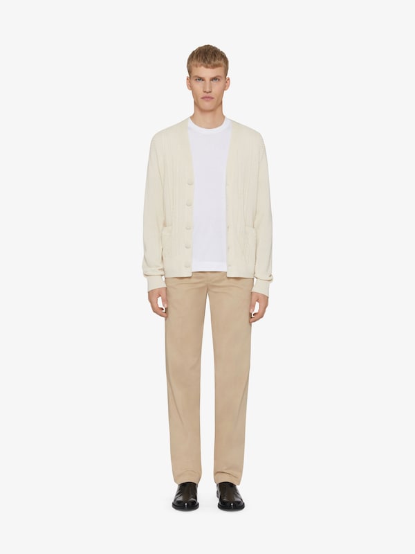 Givenchy Chino pants in cotton with 4G detail 2025