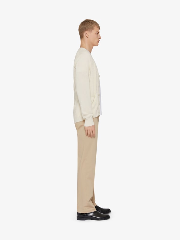 Givenchy Chino pants in cotton with 4G detail 2025