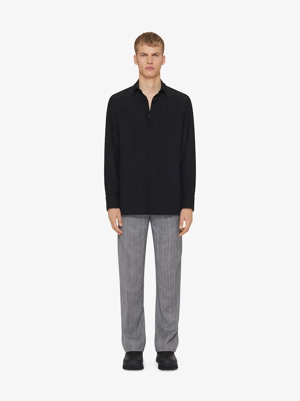Givenchy Shirt in silk with plastron