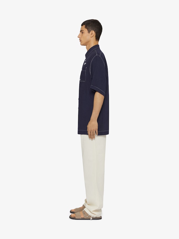 Givenchy GIVENCHY 1952 shirt in linen Últimos 3 días