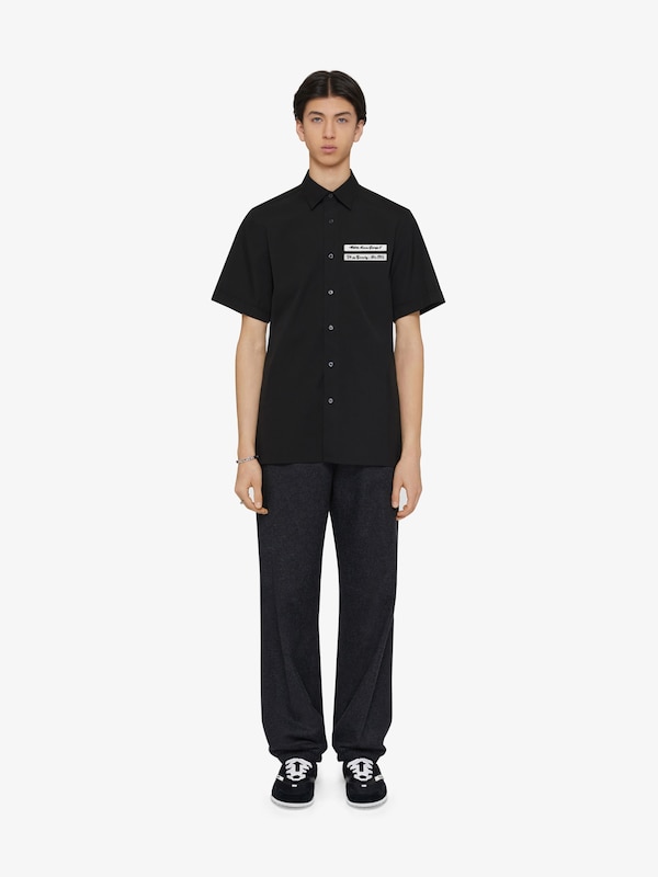 Givenchy Shirt in poplin with GIVENCHY gros grain COMPRAR AHORA