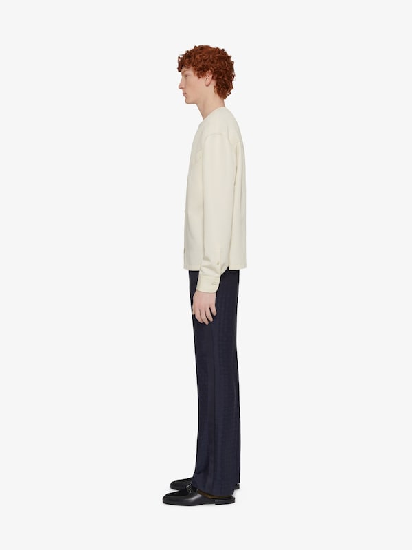 Givenchy Blouse in wool with GIVENCHY gros grain ÚLTIMAS EDICIONES