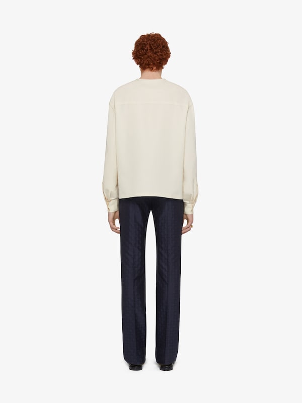 Givenchy Blouse in wool with GIVENCHY gros grain ÚLTIMAS EDICIONES