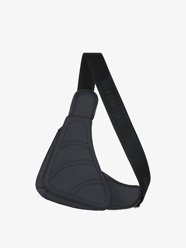 Givenchy Small G-Zip Triangle bag in 4G nylon Oferta especial de fábrica