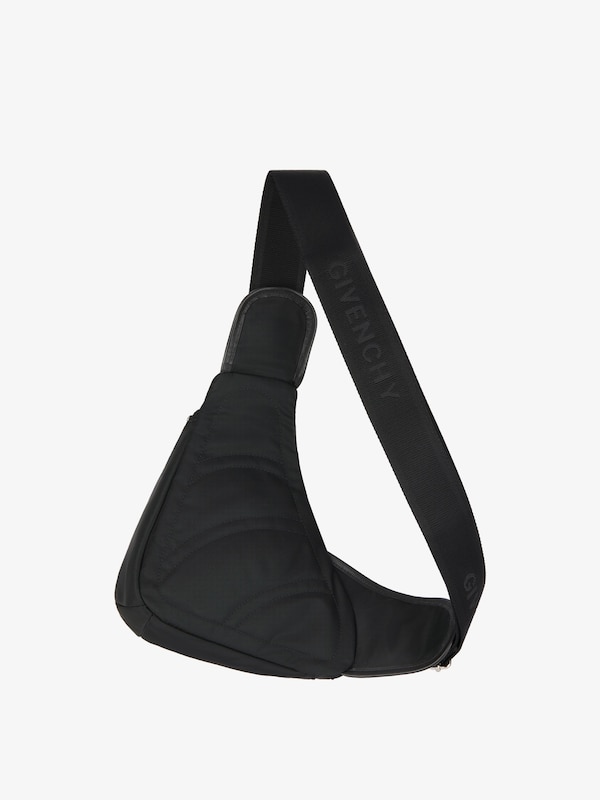 Givenchy Small G-Zip Triangle bag in nylon Promoción trimestral