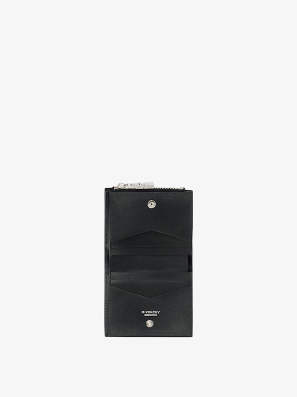 Givenchy GIVENCHY multi compact wallet in 4G leather Libre de impuestos