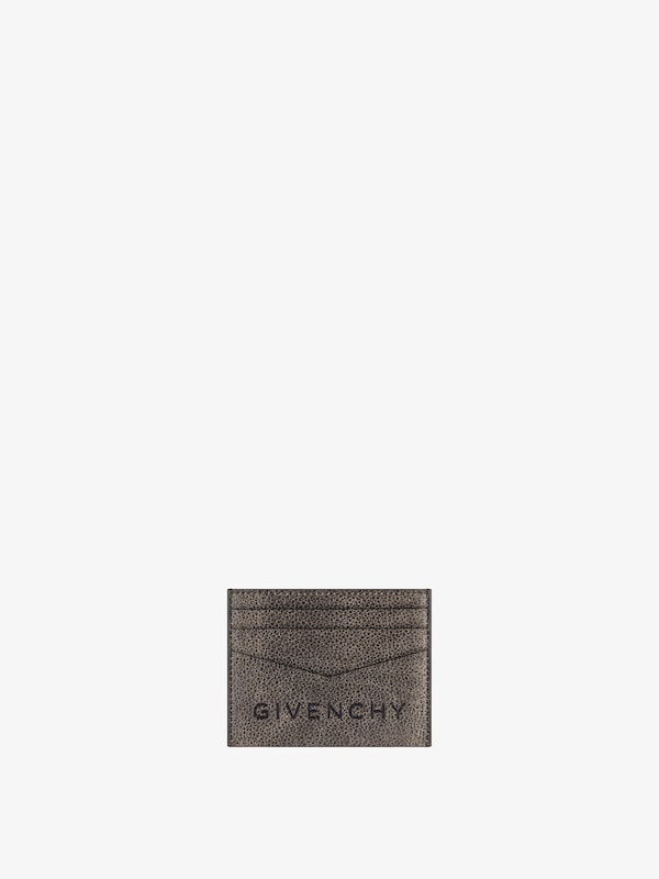 Givenchy GIVENCHY card holder in crackled leather Oferta exclusiva