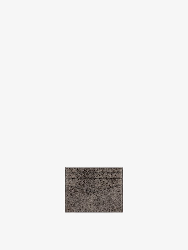 Givenchy GIVENCHY card holder in crackled leather Oferta exclusiva