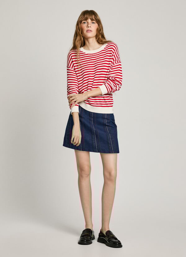Pepe Jeans jersey de punto rayas Precio de fábrica