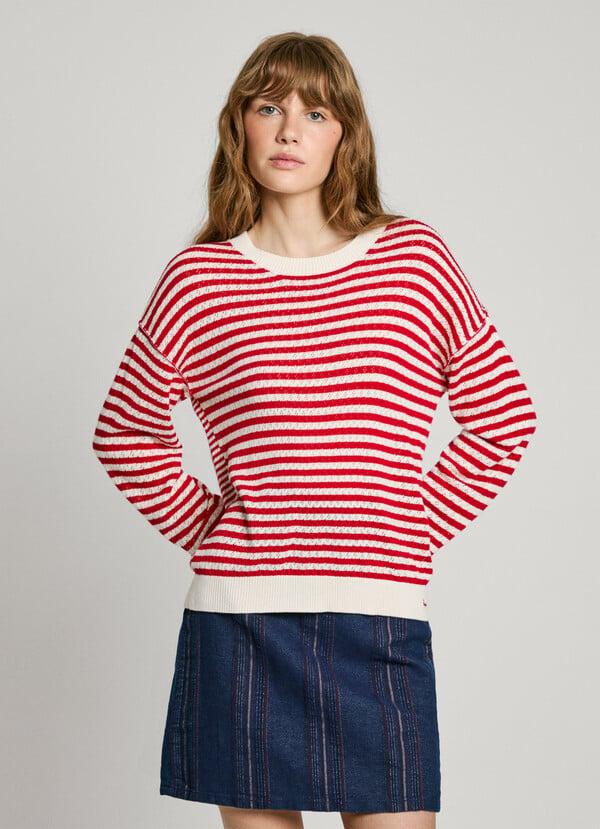 Pepe Jeans jersey de punto rayas Precio de fábrica