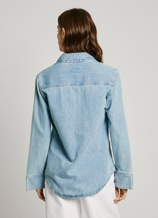 Pepe Jeans camisa denim fit slim Promoción trimestral