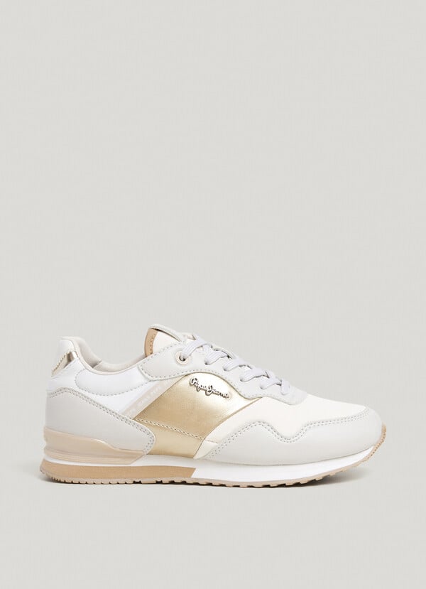 Pepe Jeans zapatillas running detalles metalizados