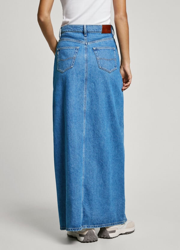 Pepe Jeans falda larga denim fit regular Descuentos del mes