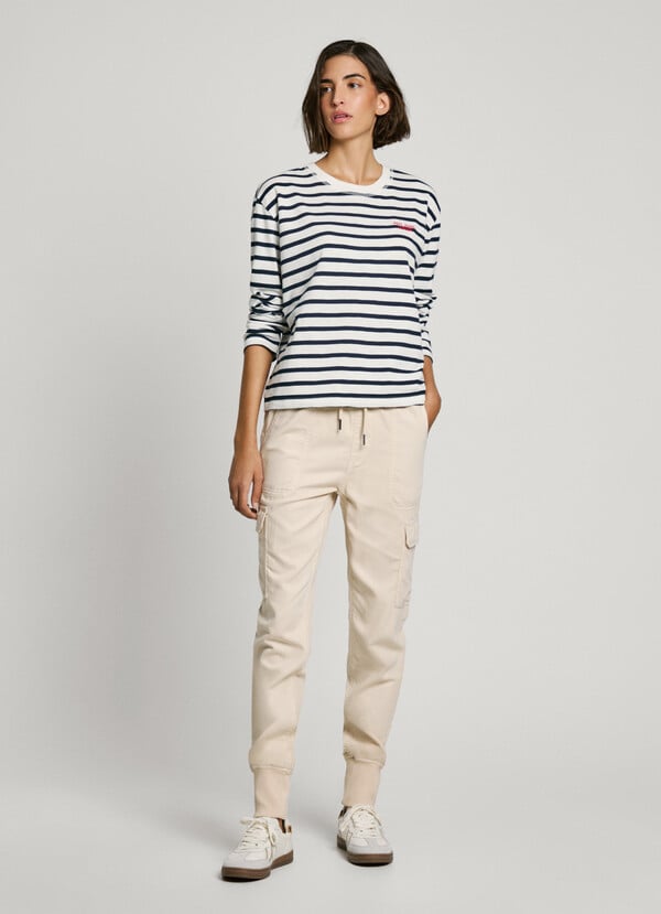Pepe Jeans camiseta rayas manga larga Ofertas especiales