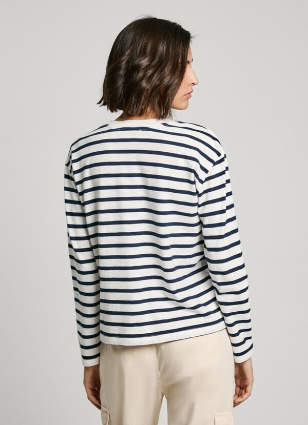 Pepe Jeans camiseta rayas manga larga Ofertas especiales
