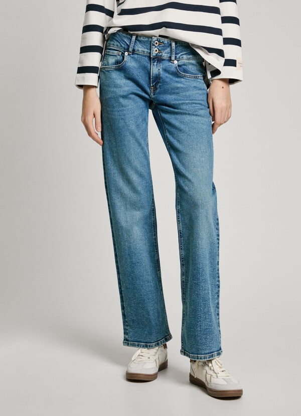 Pepe Jeans jeans fit recto y tiro bajo - venus Grandes ahorros