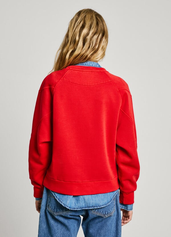 Pepe Jeans sudadera cuello redondo con logo Devoluciones gratuitas