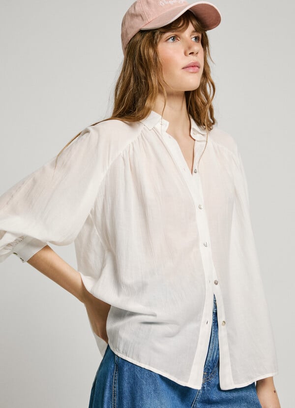 Pepe Jeans camisa fluida manga ranglán Ofertas
