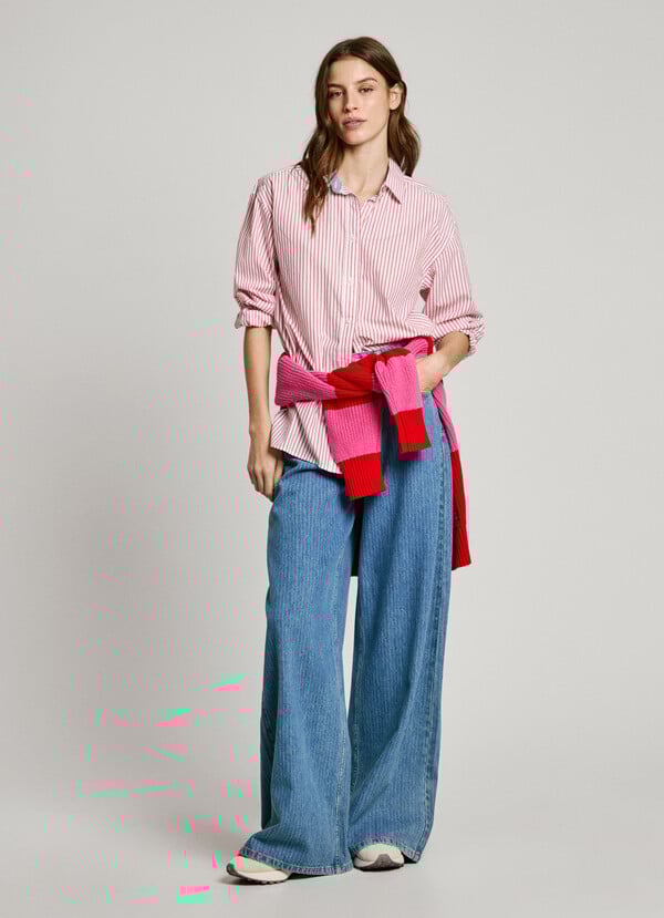 Pepe Jeans jeans fit wide y tiro alto - jaimy En oferta