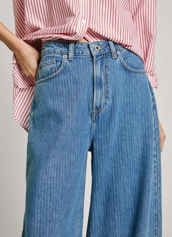 Pepe Jeans jeans fit wide y tiro alto - jaimy En oferta