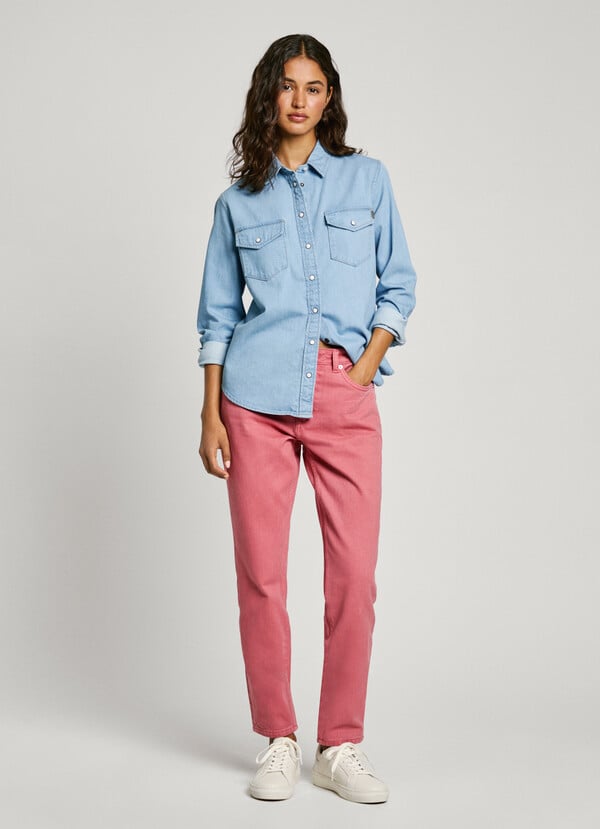 Pepe Jeans camisa denim fit regular Rebajas de fábrica