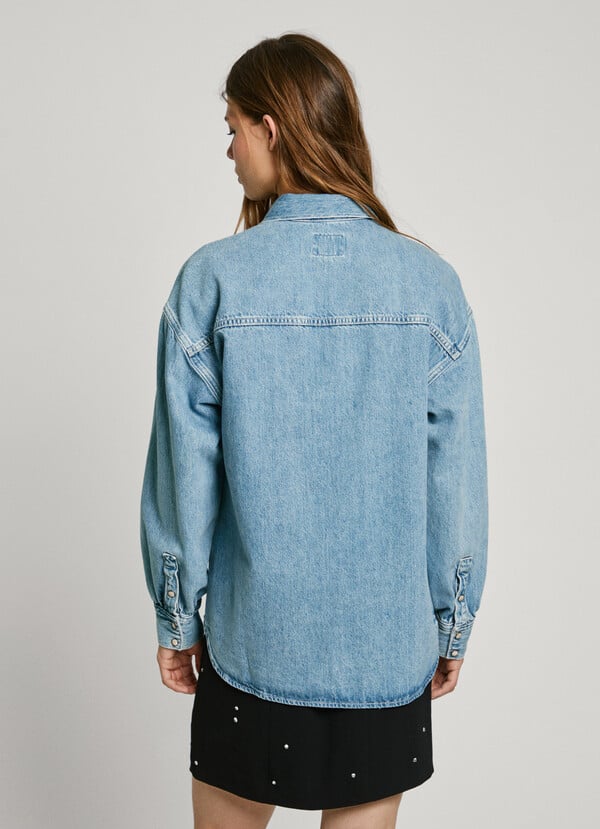 Pepe Jeans camisa denim fit loose Ventas relámpago