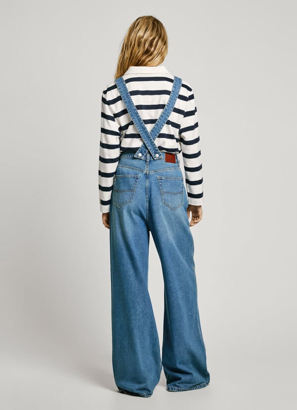 Pepe Jeans peto largo denim fit regular Descuento