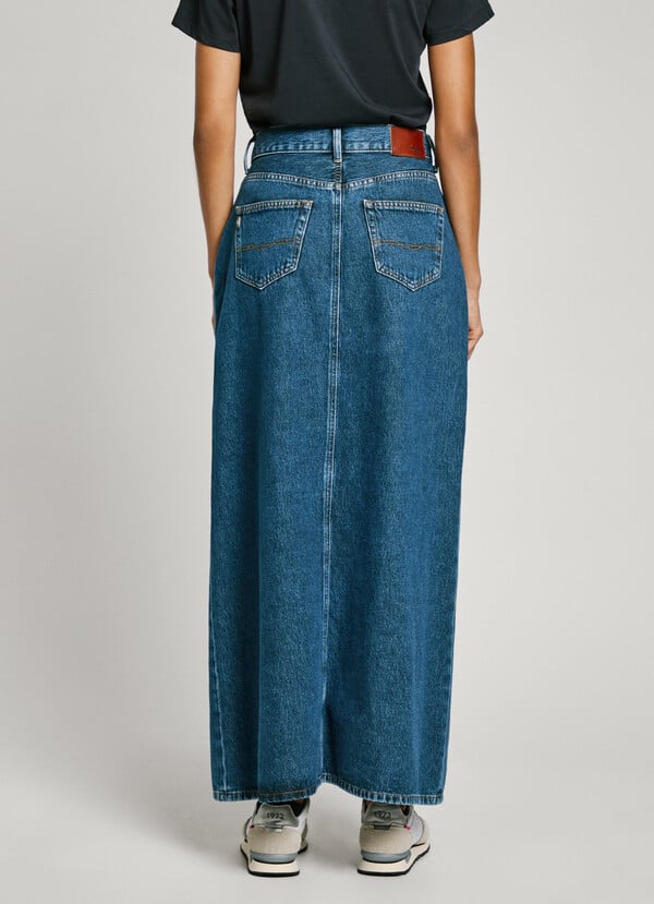 Pepe Jeans falda larga denim fit regular Tienda