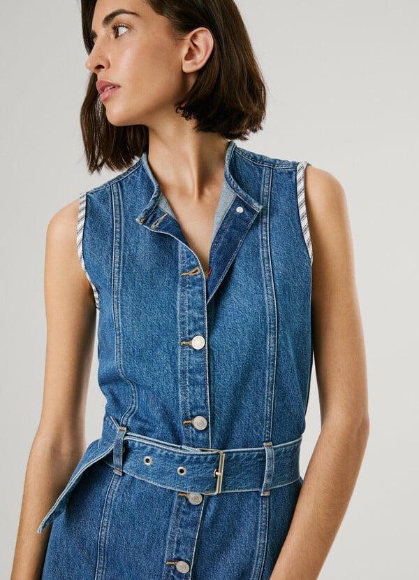 Pepe Jeans vestido corto denim fit regular Rebajas online