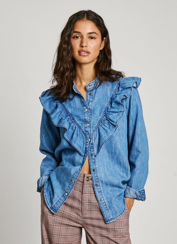 Pepe Jeans camisa denim fit regular Rebajas top