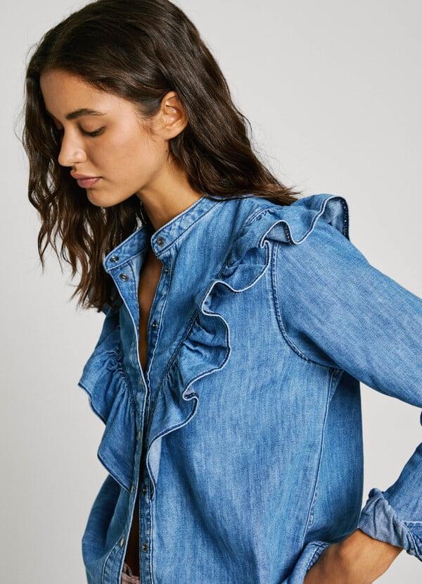 Pepe Jeans camisa denim fit regular Rebajas top