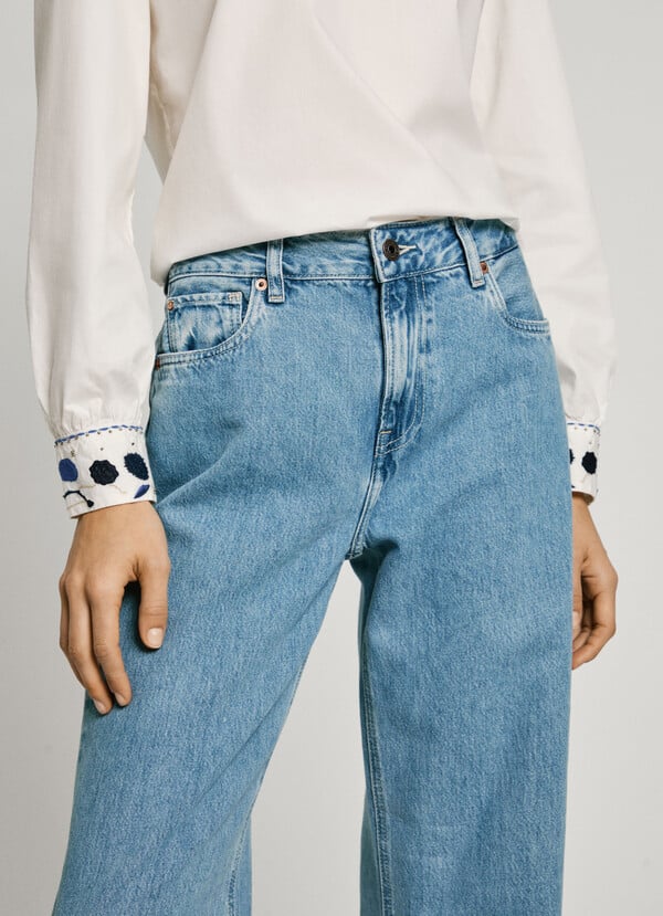 Pepe Jeans jeans fit loose y tiro alto - hazel Oferta especial