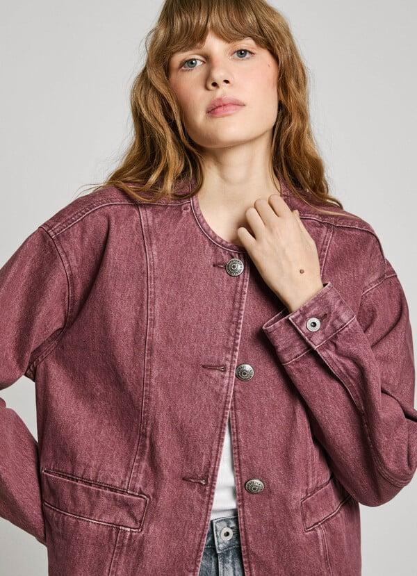 Pepe Jeans cazadora denim cuello redondo Envío gratis