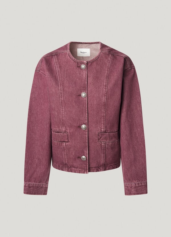Pepe Jeans cazadora denim cuello redondo Envío gratis