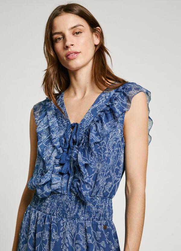 Pepe Jeans vestido corto estampado floral Últimos 2 días
