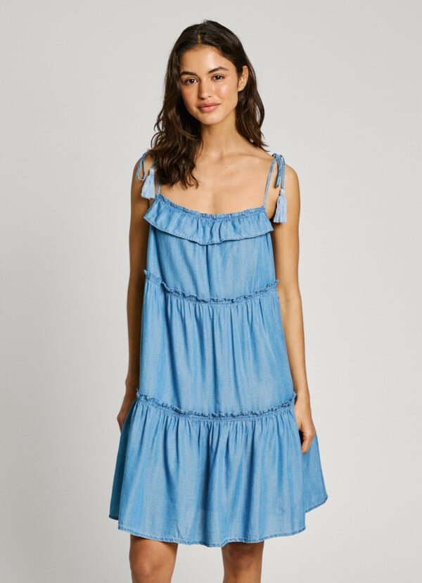 Pepe Jeans vestido corto tirantes Solo hoy