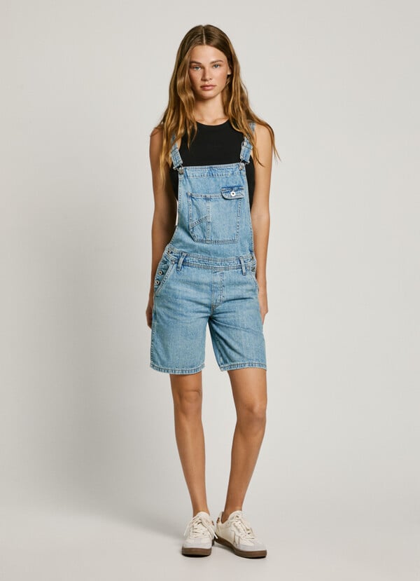 Pepe Jeans peto corto denim fit regular Oferta especial de fábrica