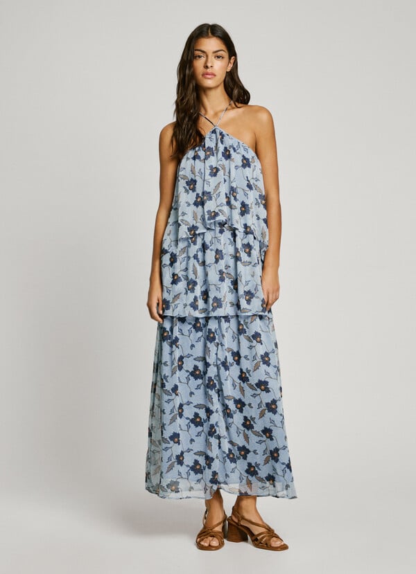 Pepe Jeans vestido largo estampado floral Promoción trimestral