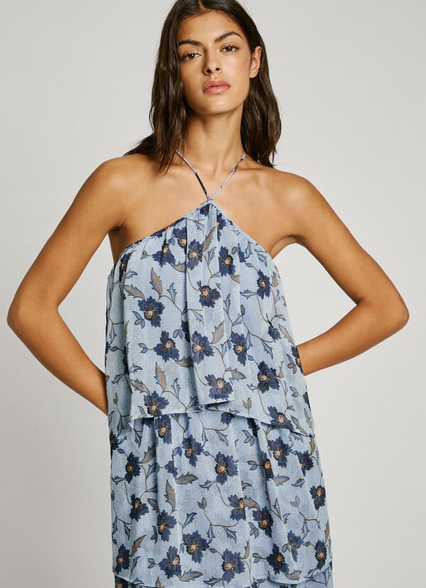 Pepe Jeans vestido largo estampado floral Promoción trimestral