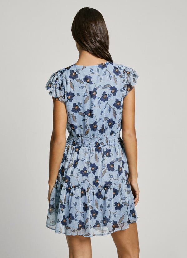 Pepe Jeans vestido corto estampado floral Tienda de fábrica