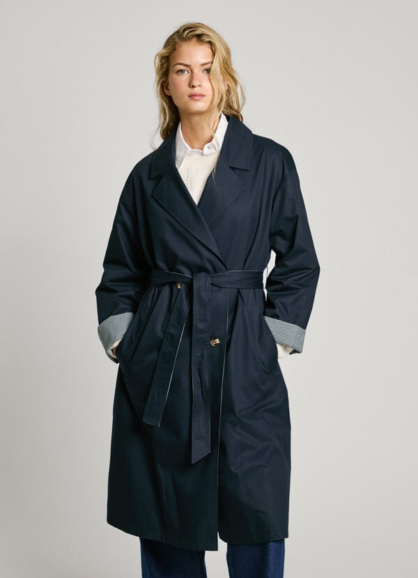 Pepe Jeans gabardina reversible doble botonadura En oferta