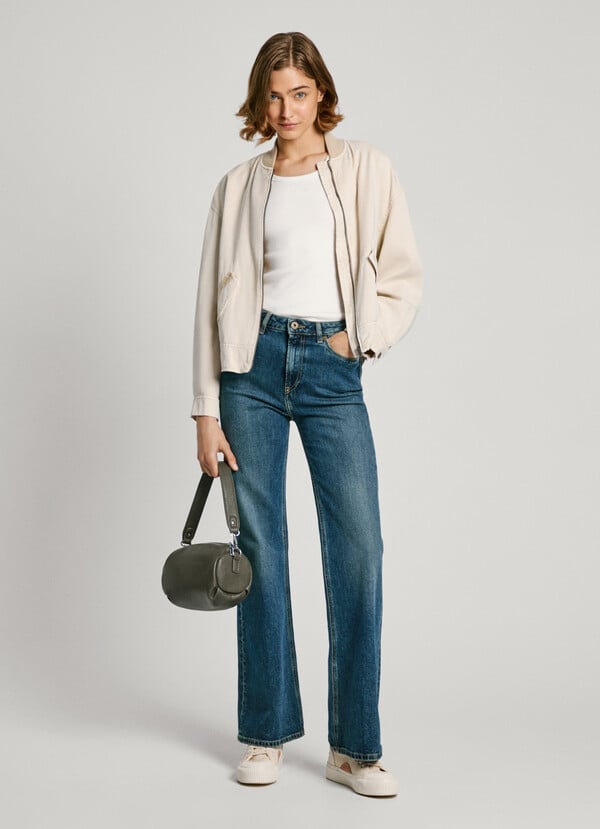 Pepe Jeans chaqueta bomber de sarga Ofertas de temporada