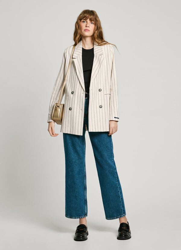 Pepe Jeans americana de rayas