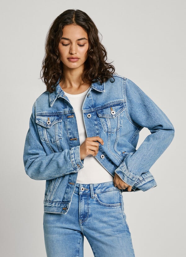Pepe Jeans cazadora denim fit regular Outlet