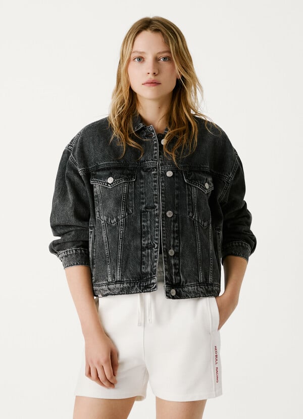 Pepe Jeans cazadora denim fit relaxed Rebajas de fábrica