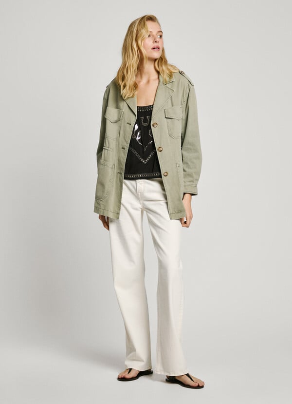 Pepe Jeans chaqueta bolsillos parche Mejor oferta