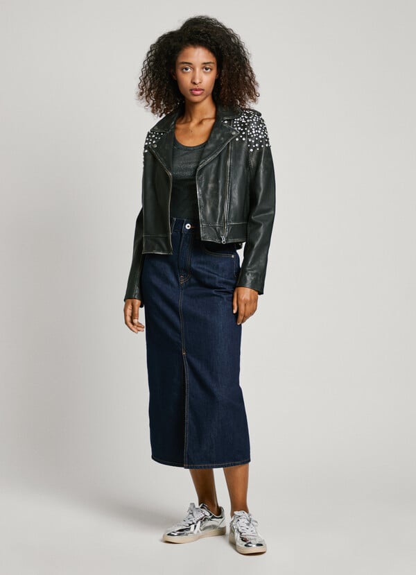 Pepe Jeans cazadora biker piel COMPRAR AHORA