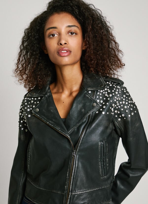 Pepe Jeans cazadora biker piel COMPRAR AHORA