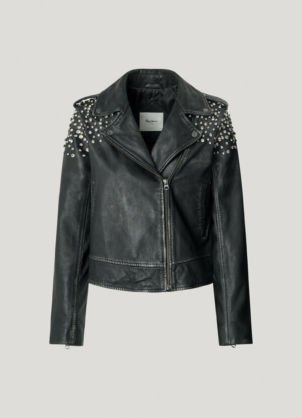 Pepe Jeans cazadora biker piel COMPRAR AHORA