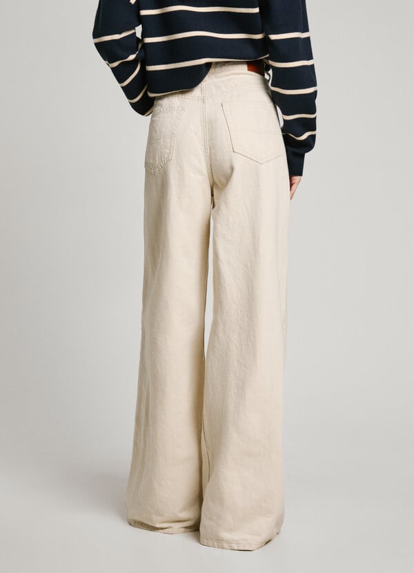 Pepe Jeans jeans fit wide y tiro alto - jaimy Oferta especial de fábrica